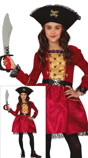 Déguisement Pirate Fille - Chapeau et Robe