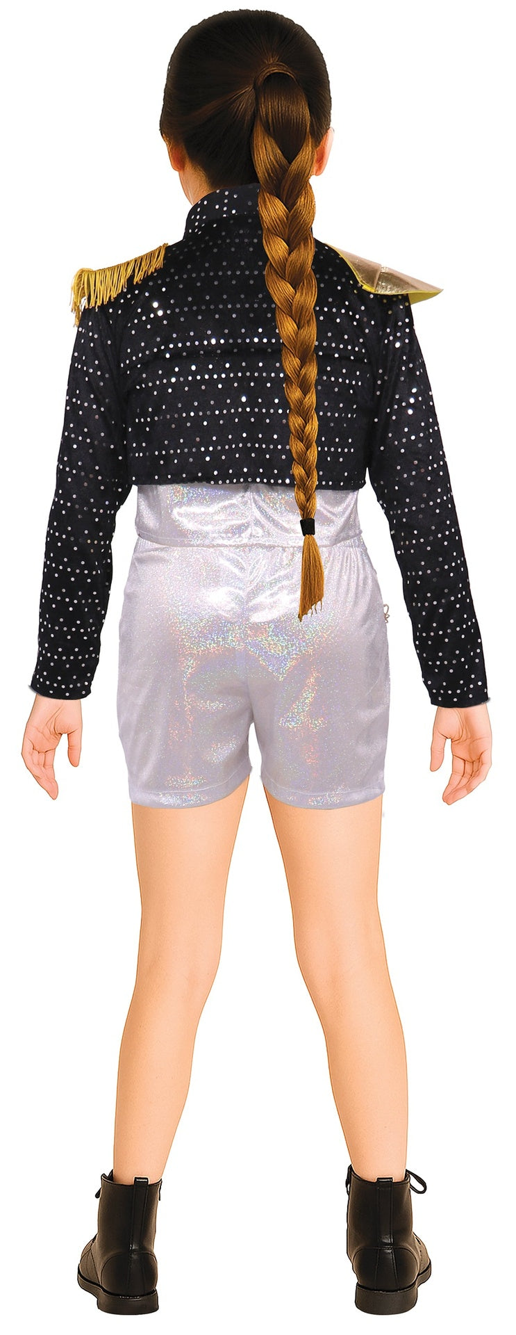 Déguisement K-Pop Argent Fille - T-shirt, Veste, Pantalon et Ceinture