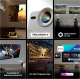 4K Hisense M2 Pro Laser Projector Rental - Cinema & Gaming (Up to 200 inches)