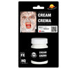 White latex effect cream 30ml for Halloween zombie makeup, ideal special effects accessory for realistic costume looks.