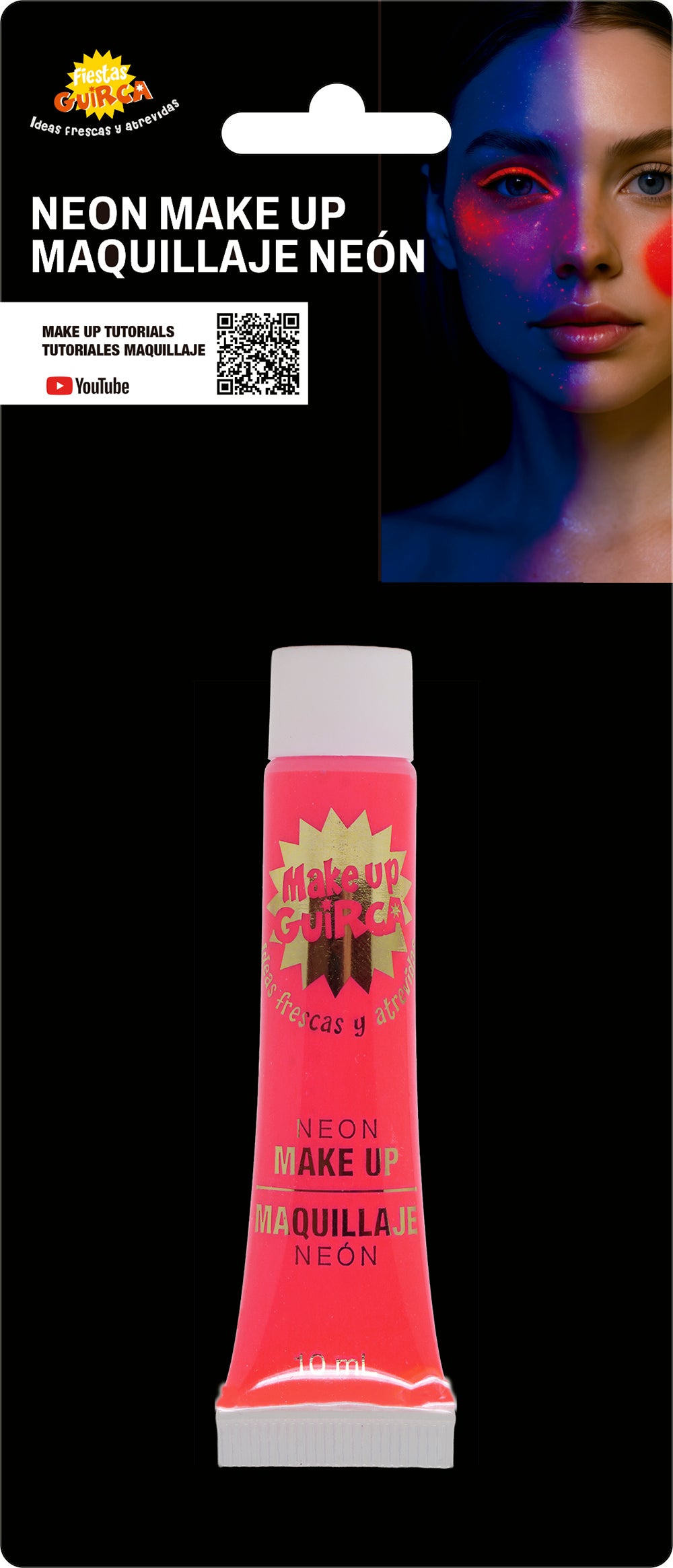 Multicolored fluorescent makeup - 10 ml tube