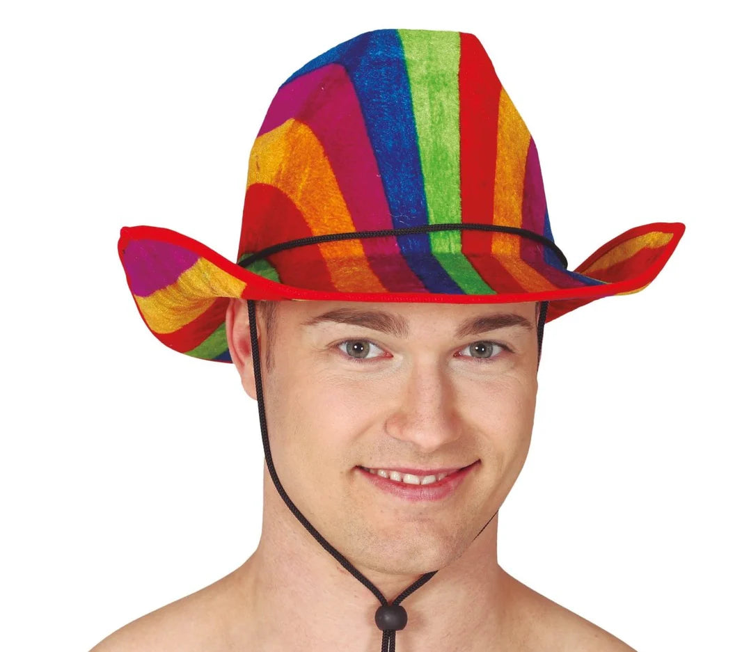 Rainbow Cowboy Hat – Festive & Colorful Accessory