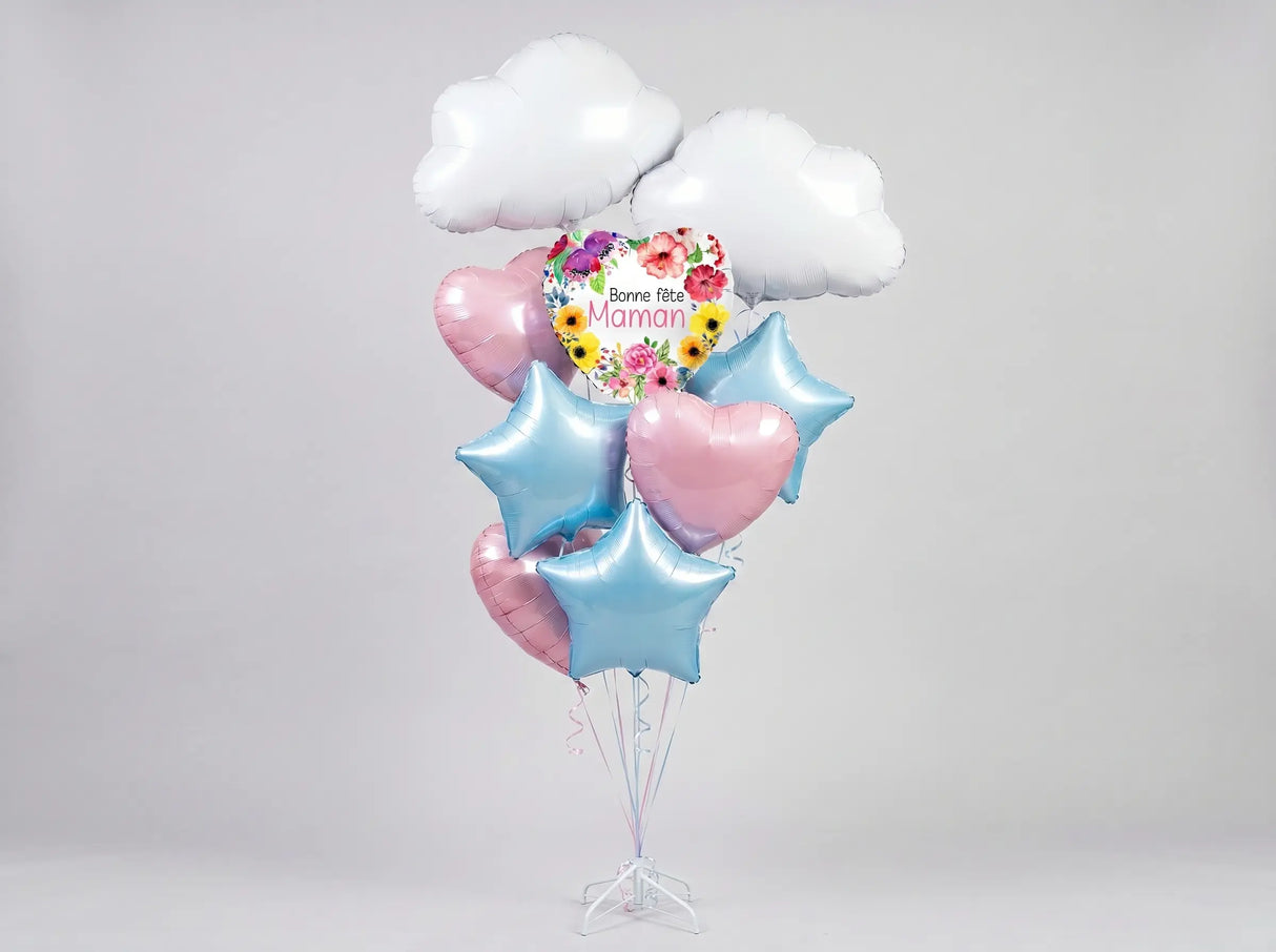 "Flowers & Spring" Balloon Bouquet - Mother's Day - Delivery 06