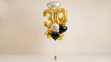 "Chic & Champagne" Balloon Bouquet - Adult Birthday - Delivery 06