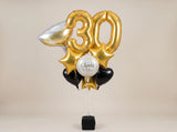 "Chic & Champagne" Balloon Bouquet - Adult Birthday - Delivery 06