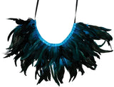 Demi-Cape en Plumes – Allure Carnaval de Rio