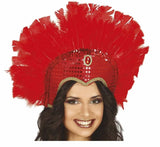 Coiffe en Plumes – Parure de Danseuse de Samba