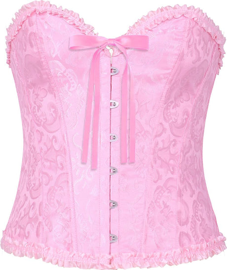 Corset Rose Adulte – Pièce Forte du Bal Rose