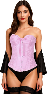 Corset Rose Adulte – Pièce Forte du Bal Rose