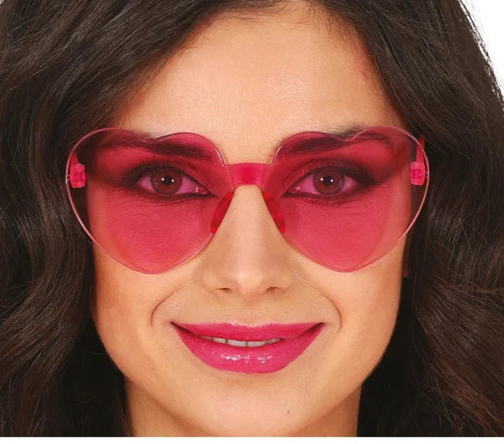 Lunettes Cœurs Roses – Accessoire Photobooth