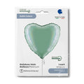 Ballon cœur - Effet holographique arc-en-ciel - 36 cm - Gonflage Hélium en boutique