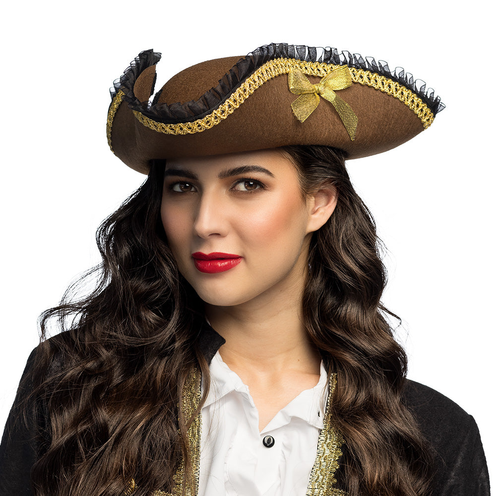 Chapeau Pirate Brun Adulte