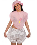 Costume Adulte Bébé Rose ou Bleu