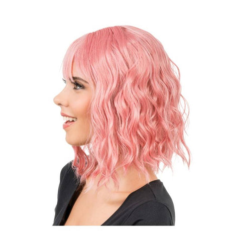Perruque Courte Ondulée avec Frange – 4 Coloris au Choix pour Soirée Costumée