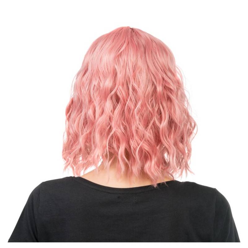 Perruque Tessa Courte Ondulée Frange (4 Coloris au Choix)