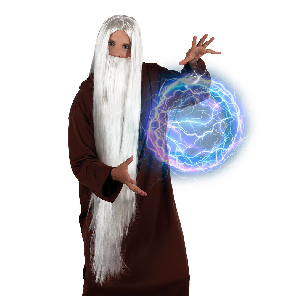 Perruque Wizard Avec Barbe