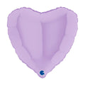 Ballon cœur mat - 14" - Gonflage Hélium en boutique