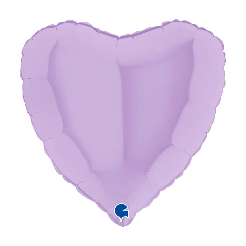 Ballon cœur mat - 14" - Gonflage Hélium en boutique