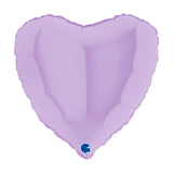 Ballon cœur mat - 14" - Gonflage Hélium en boutique