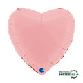Ballon cœur mat - 14" - Gonflage Hélium en boutique
