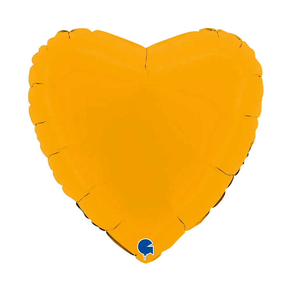 Ballon cœur mat - 14" - Gonflage Hélium en boutique