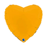 Ballon cœur mat - 14" - Gonflage Hélium en boutique