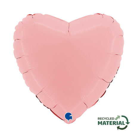 Ballon Cœur Mat 14" – Gonflage Hélium en Boutique sur la Côte d'Azur