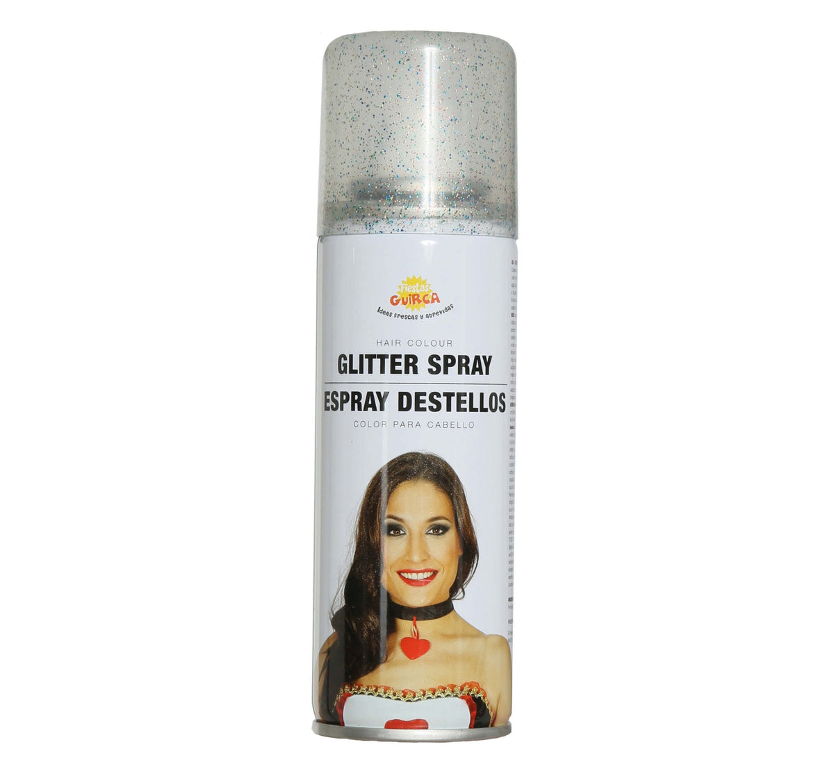 Spray scintillant multicolore cheveux - 125 ml