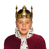 Couronne Roi Dorée Enfant – Déguisement Carnaval et Fêtes