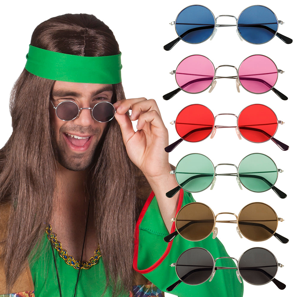 Lunettes John – 4 Coloris Assortis Hippie