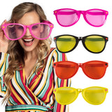 Lunettes Jumbo Fluo Adulte – Accessoire Soirée Déguisée et Festival