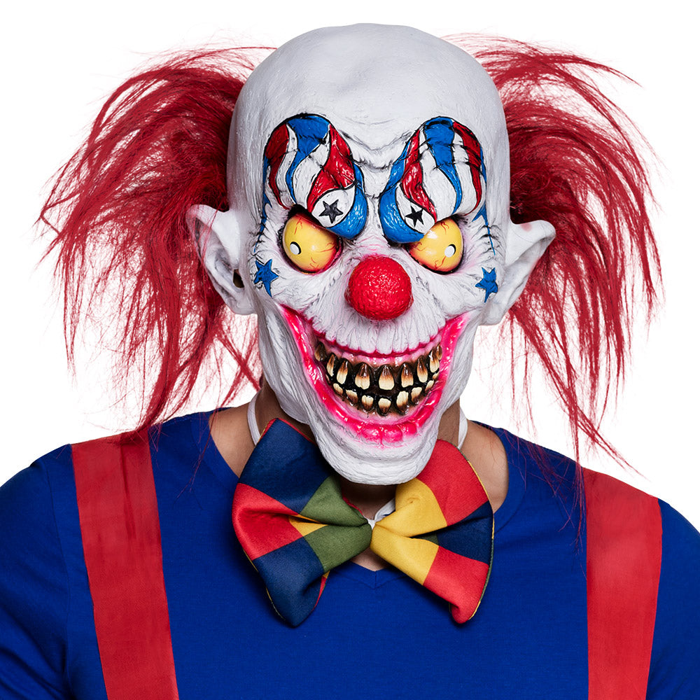 Masque Latex Clown Effrayant Adulte – Halloween et Carnaval