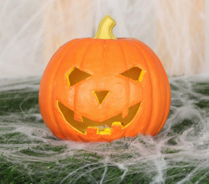 Citrouille Lumineuse 16,5 cm – Décoration Halloween