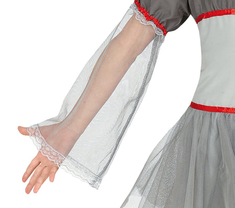 Costume Bad Clown Fille 5-6 Ans – Halloween et Soirée Déguisée