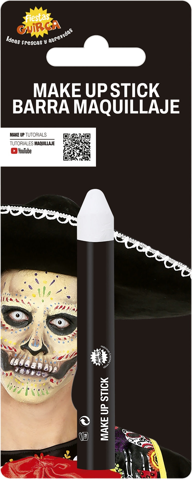 Crayon Maquillage 14 x 90 mm – 9 Coloris pour Déguisement et Maquillage Halloween