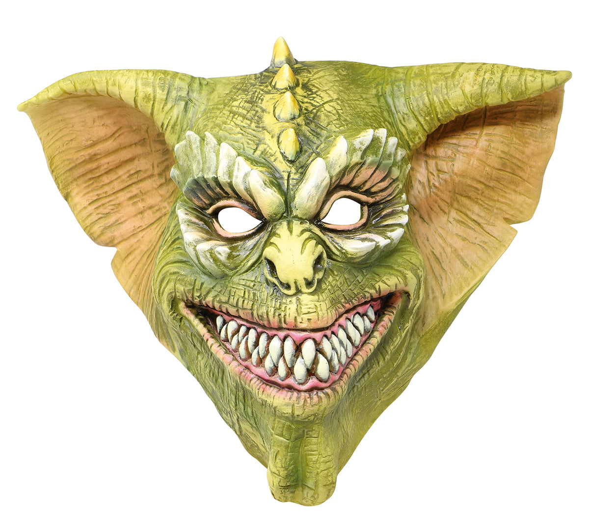 Masque Créature Maléfique Latex Vert – Halloween et Soirée Déguisée