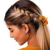 Pince à Cheveux Citrouille Orange 6,7 cm – Halloween et Déguisement