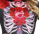 Costume Catrina Fillette 7-9 Ans – Halloween et Jour des Morts