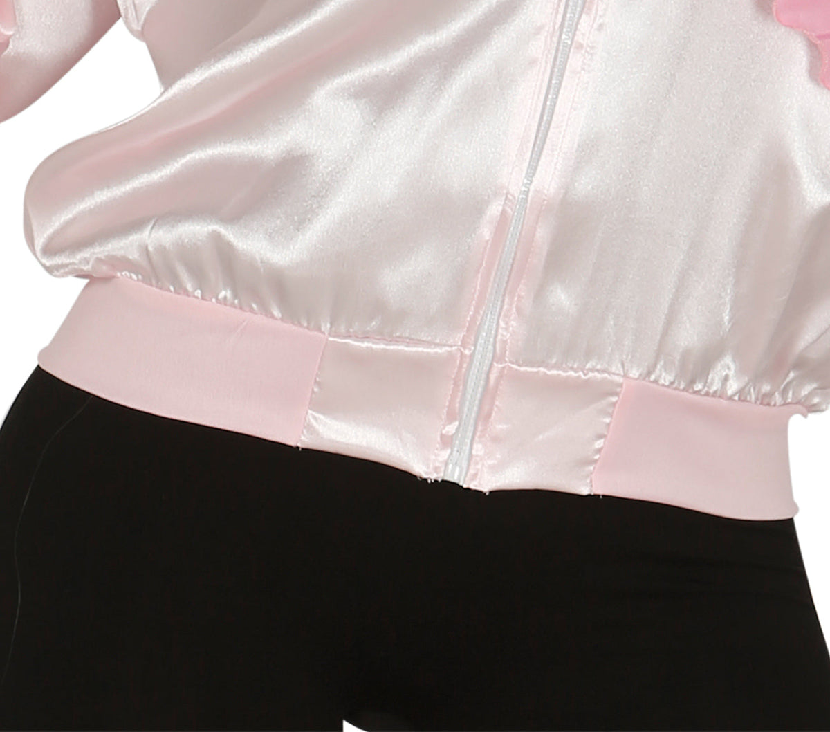 Déguisement années 50 femme adulte rose métallisé taille L