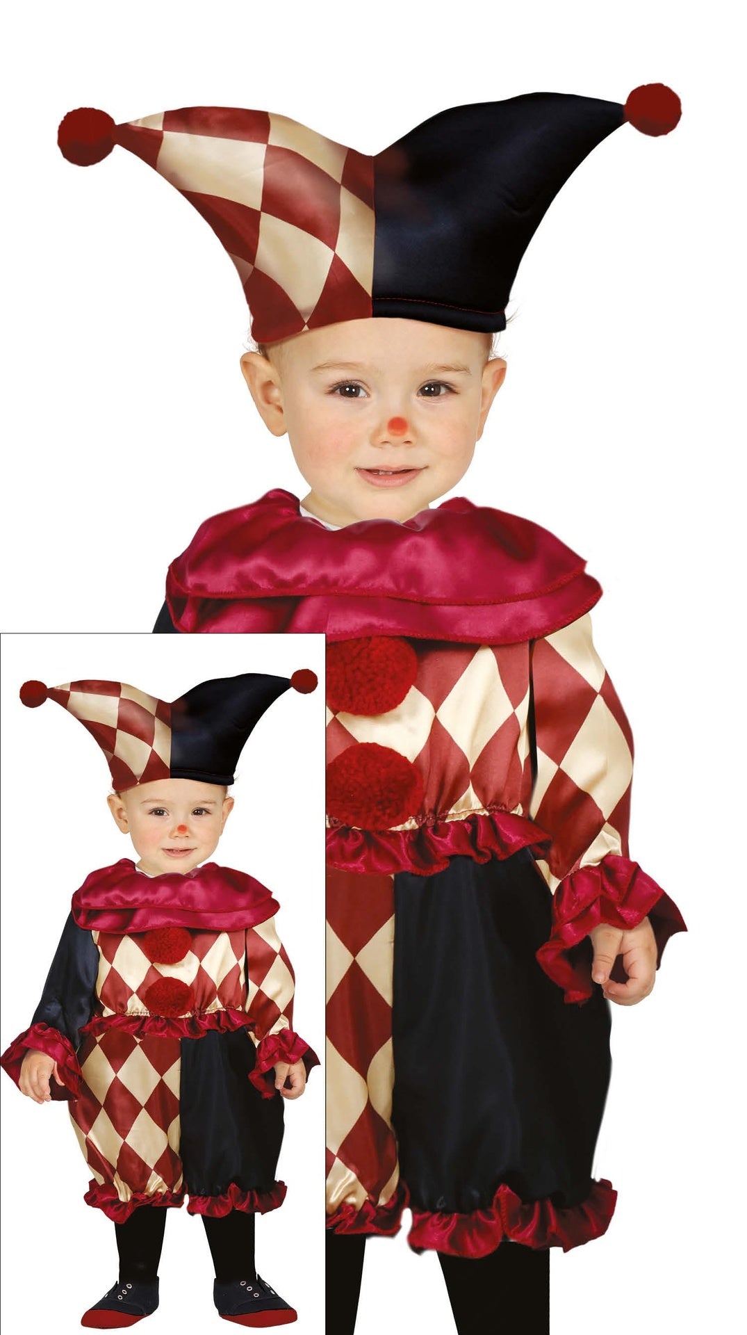 Costume Clown Horror Bébé 12-18 Mois – Halloween et Carnaval