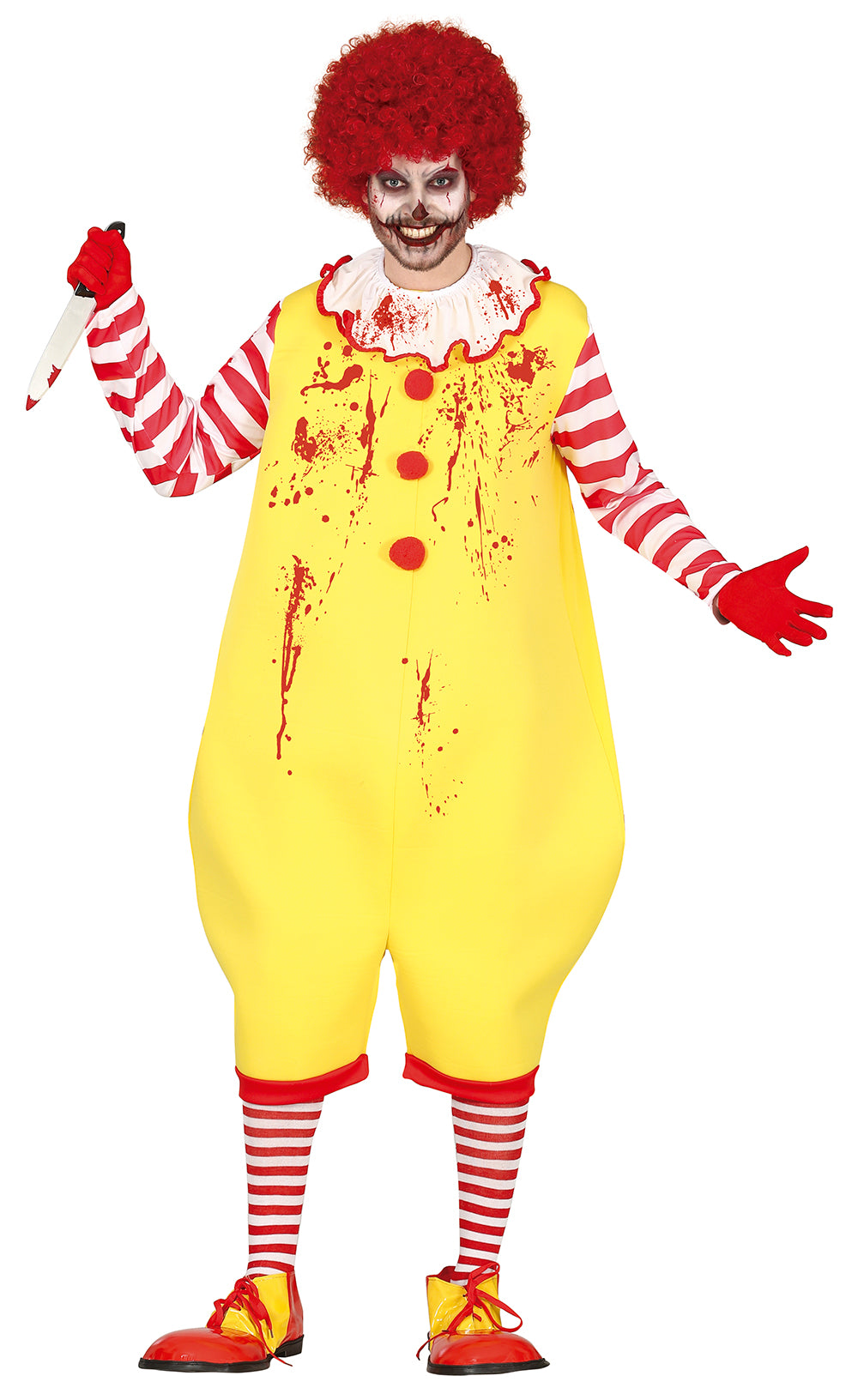 Costume Clown Mr McKiller Adulte Taille L – Halloween et Carnaval