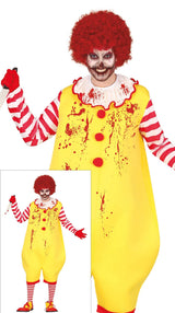Costume Clown Mr McKiller Adulte Taille L – Halloween et Carnaval