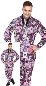 Costume Mr. Smile Lilas Adulte – Halloween et Soirée Déguisée