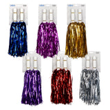 Pom-Poms Métallisés Assortis Femme – Accessoire Danseur et Soirée Festive