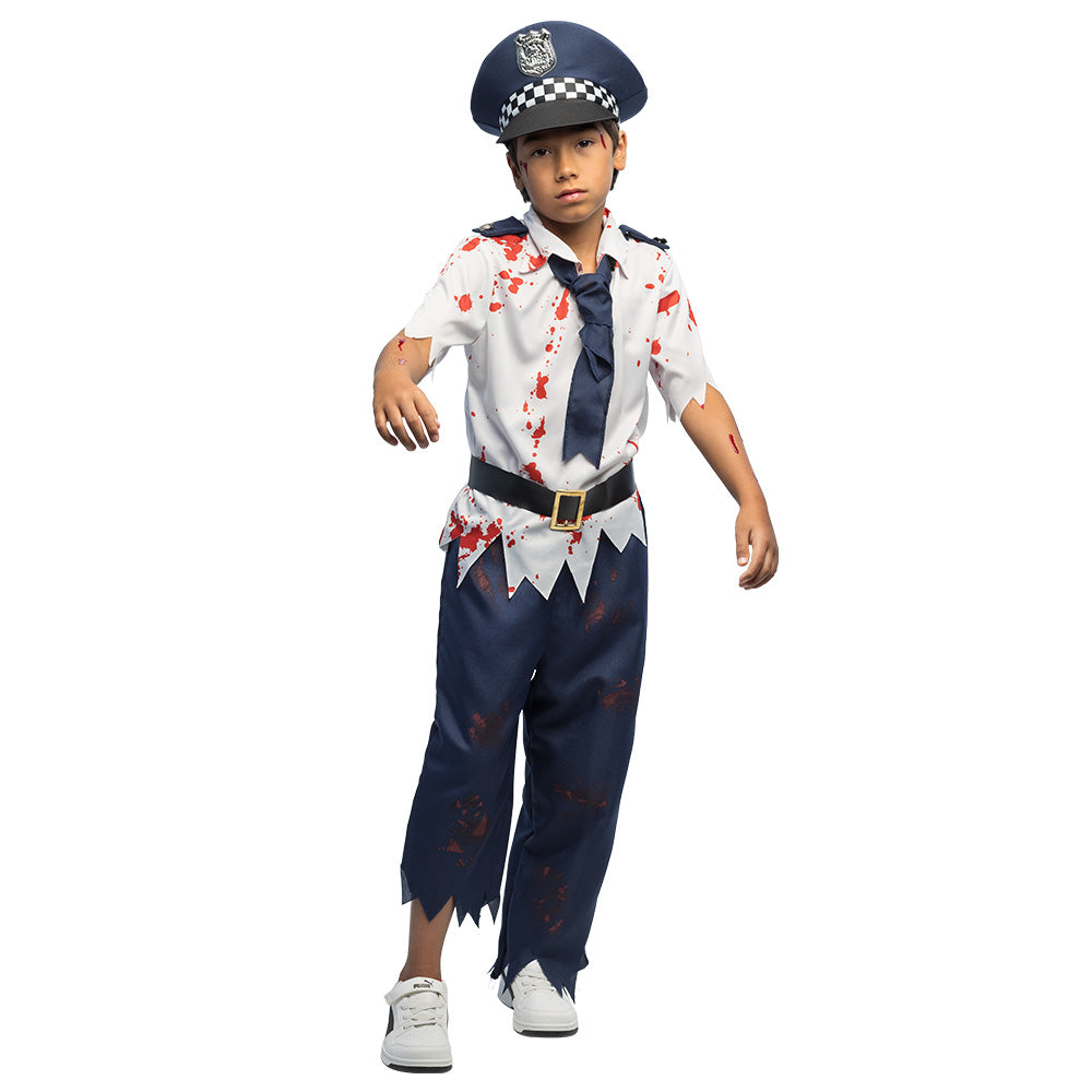 Costume Enfant Zombie Police Walker – Halloween et Carnaval