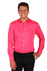 Chemise Rose Homme Taille S – Soirée à Thème et EVG