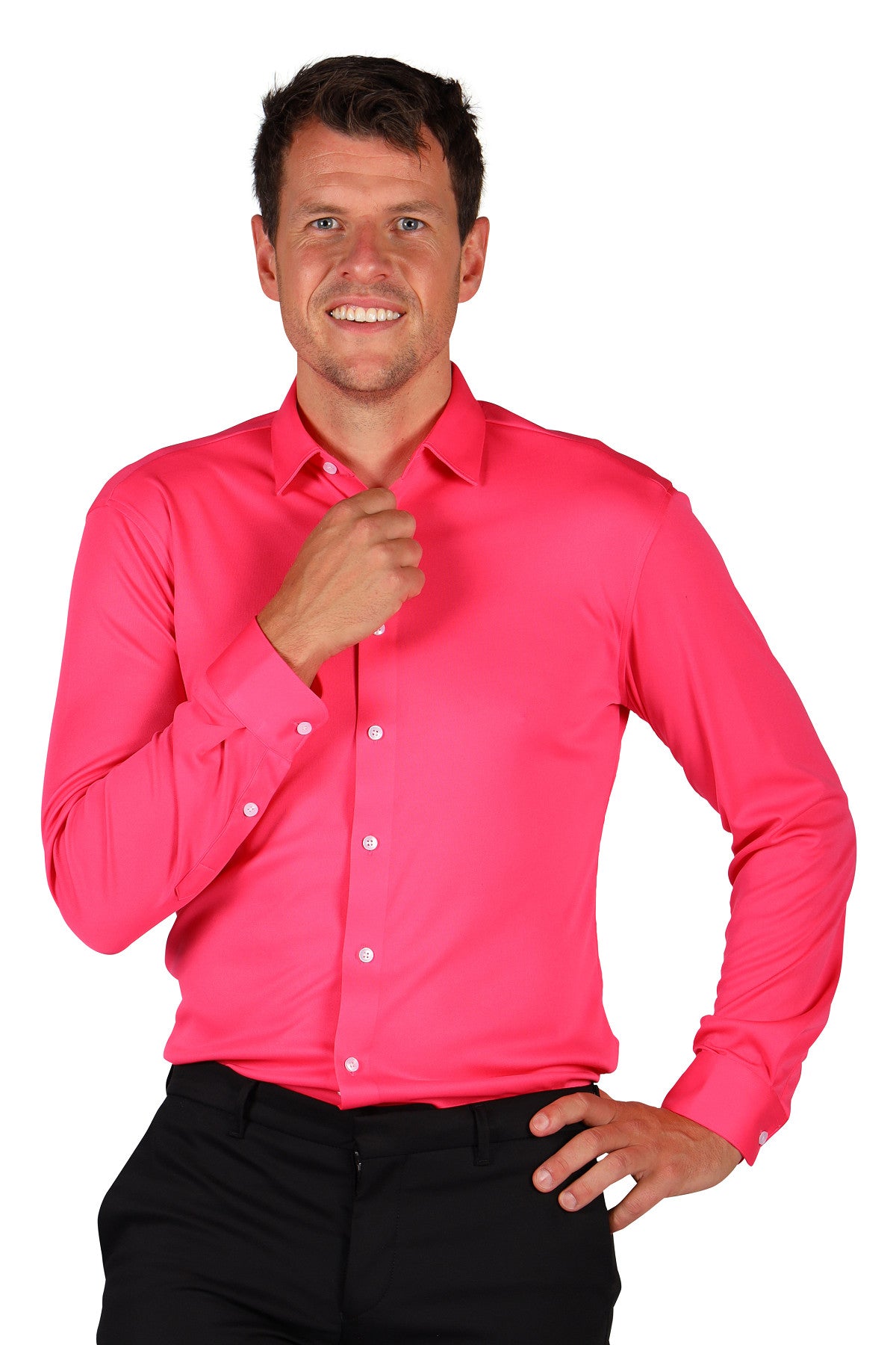Chemise Rose Homme Taille S – Soirée à Thème et EVG