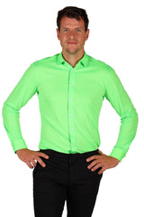 Chemise Verte Homme Tailles S à XL – Soirée à Thème et Carnaval
