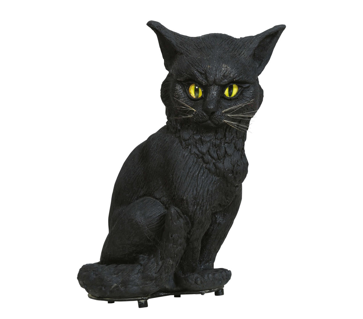 Chat Noir Lumière et Son 32 cm – Décoration Halloween