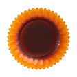 Assiette de présentation en forme de tournesol orange et brun, vaisselle de fête pour table d'automne